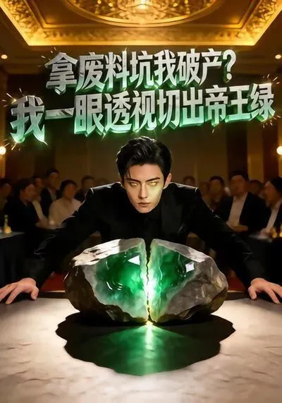 拿废料坑我破产？我一眼透视切出帝王绿